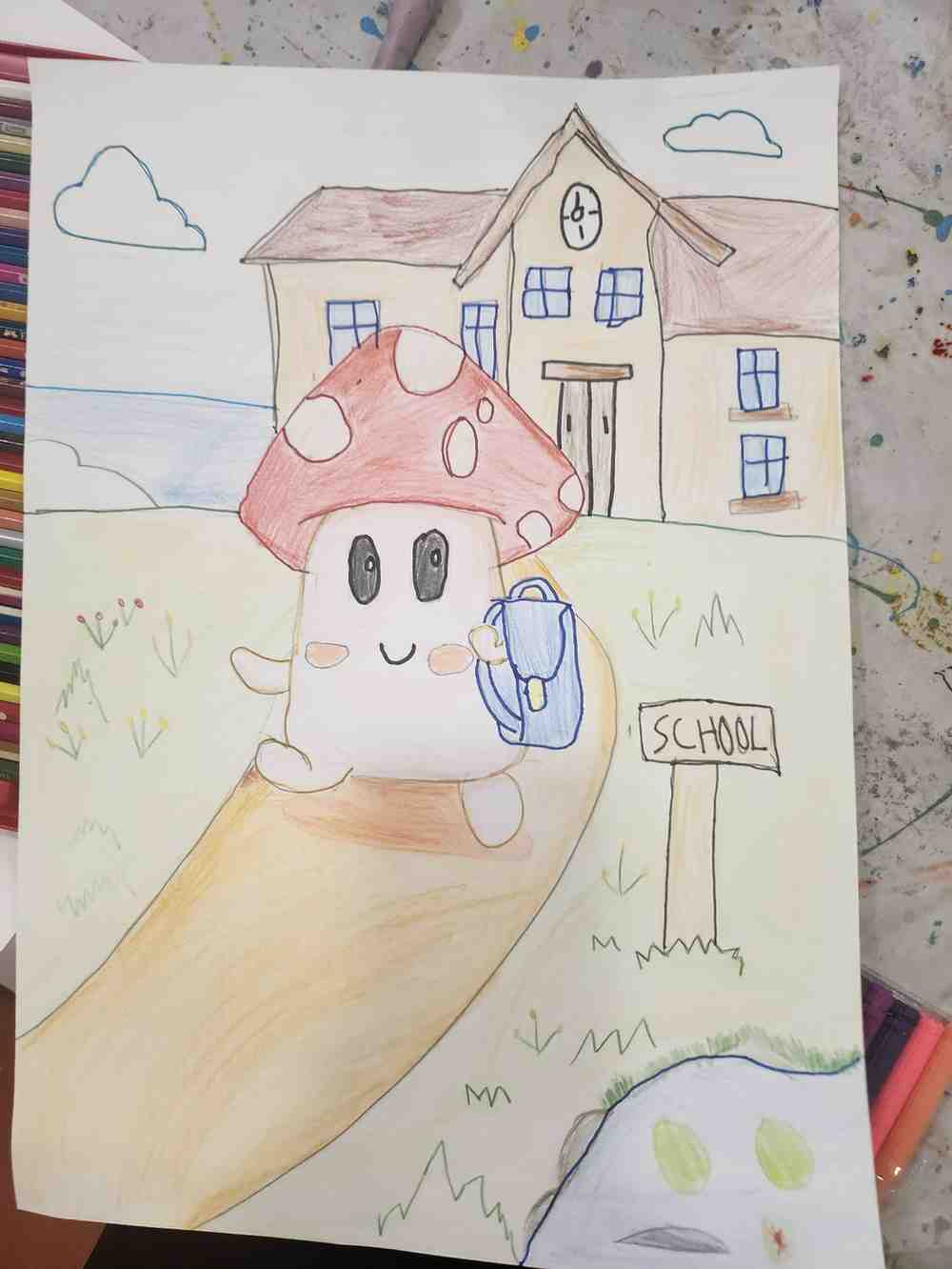 Artzie Sketching Work kids class ArtZ Club