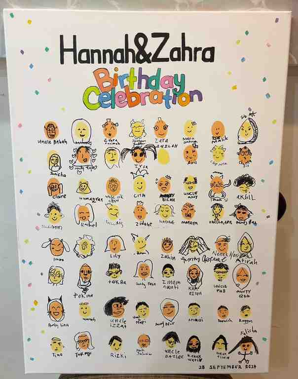 Creative personalised event Welcome Board