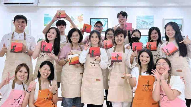 Canvas Art Painting Adults Art Classes At ArtZ Club