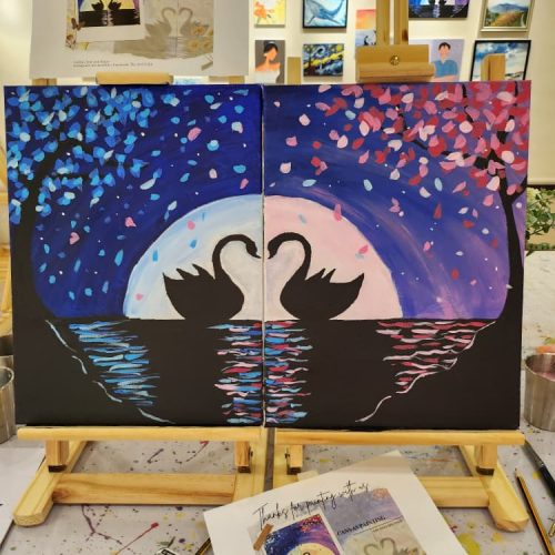 Canvas Art Adults Painting At ArtZ Club