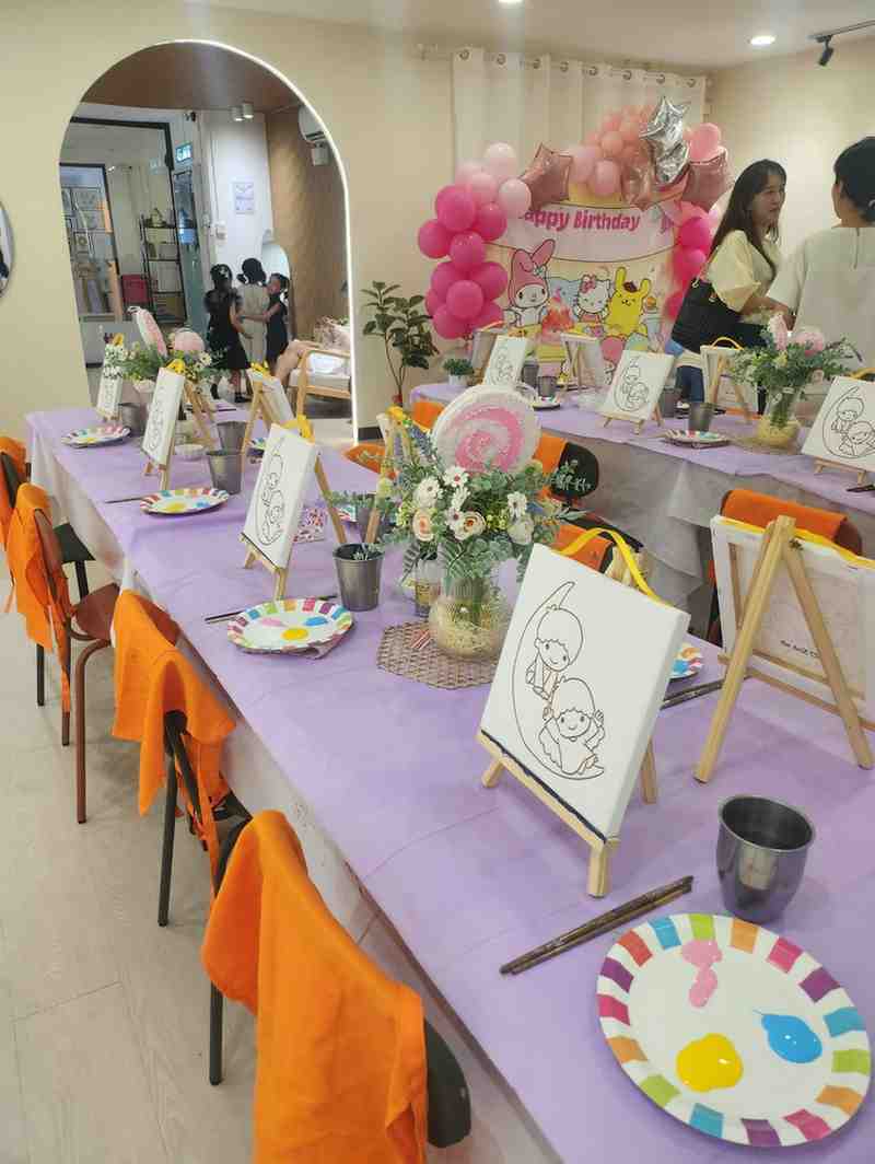 Creative kids birthday party setup