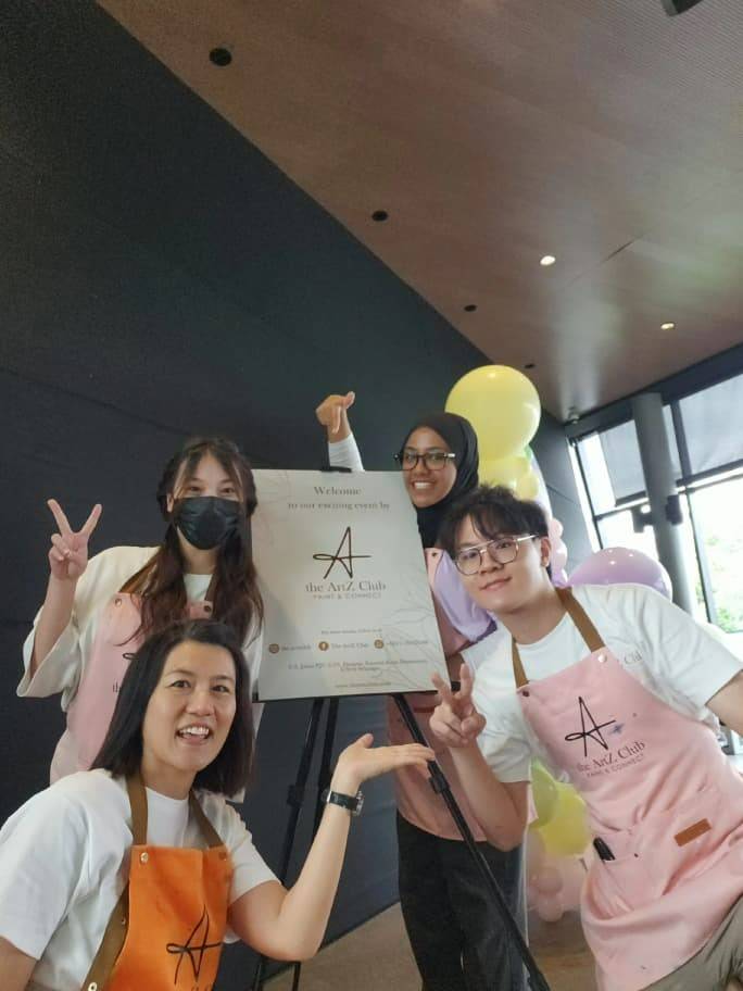 ArtZ Club party team teachers