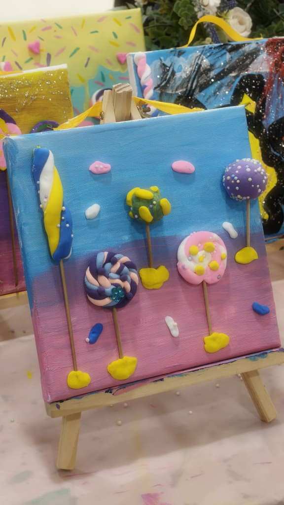 Lollipop Art activity