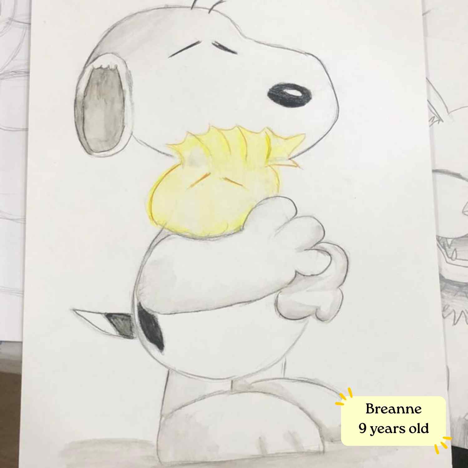 ArtZ Club student sketching artwork