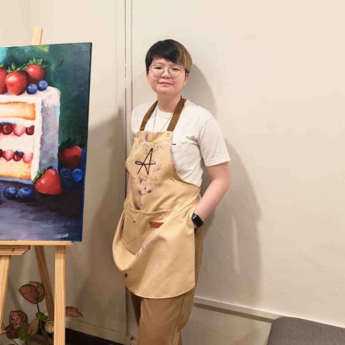 Ms Haley, ArtZ Club art teacher
