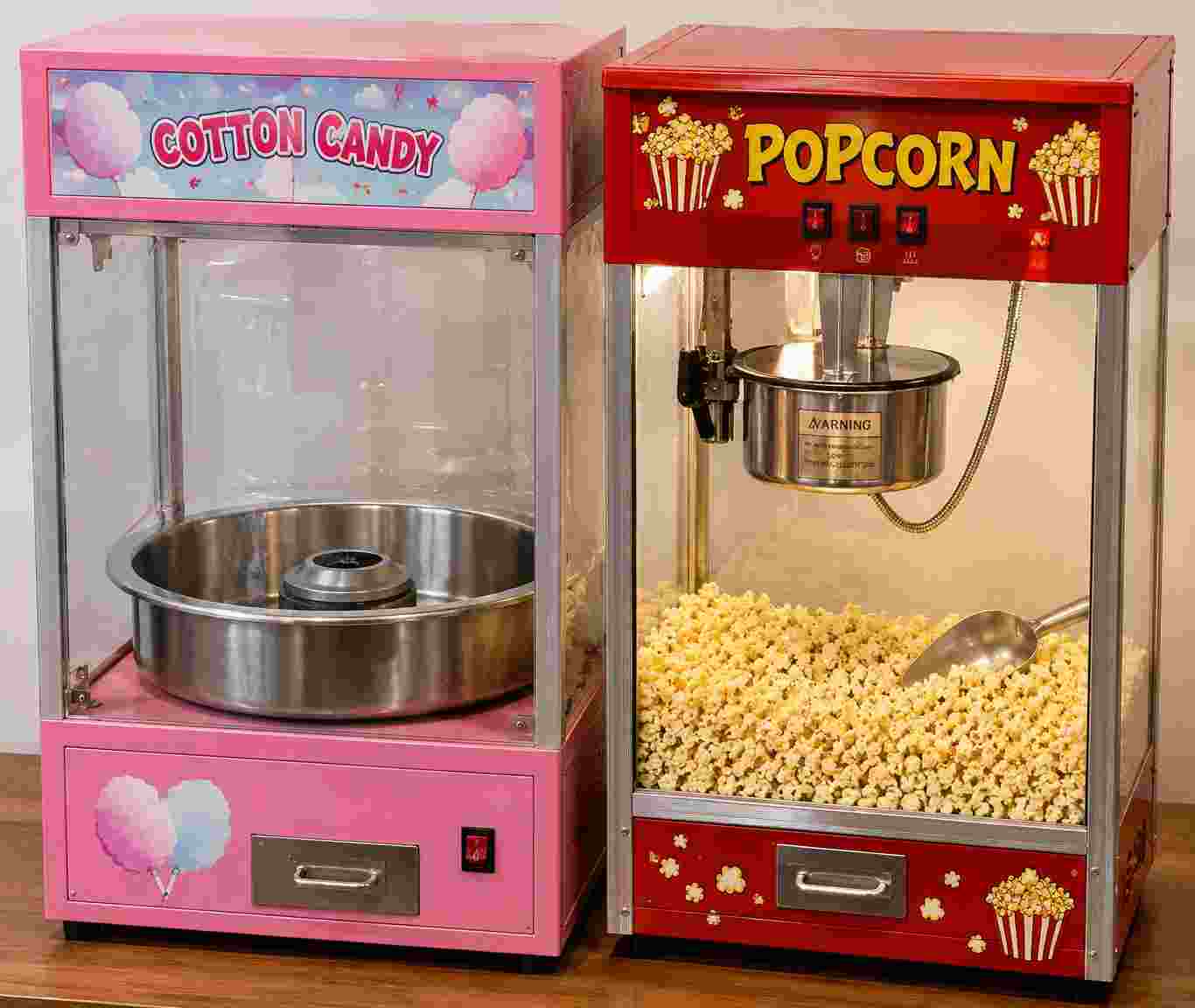 Cotton candy machine party add-on