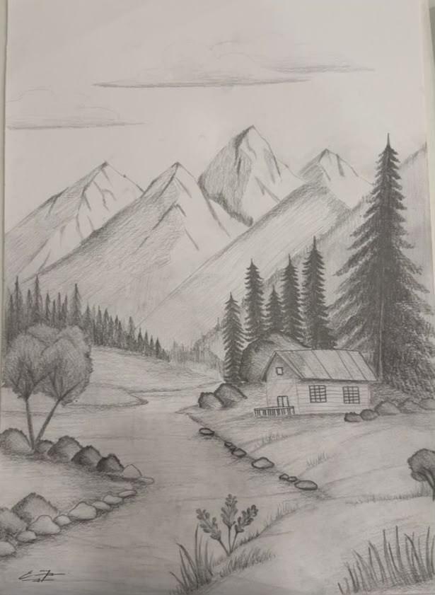 ArtZ Club student drawing artwork