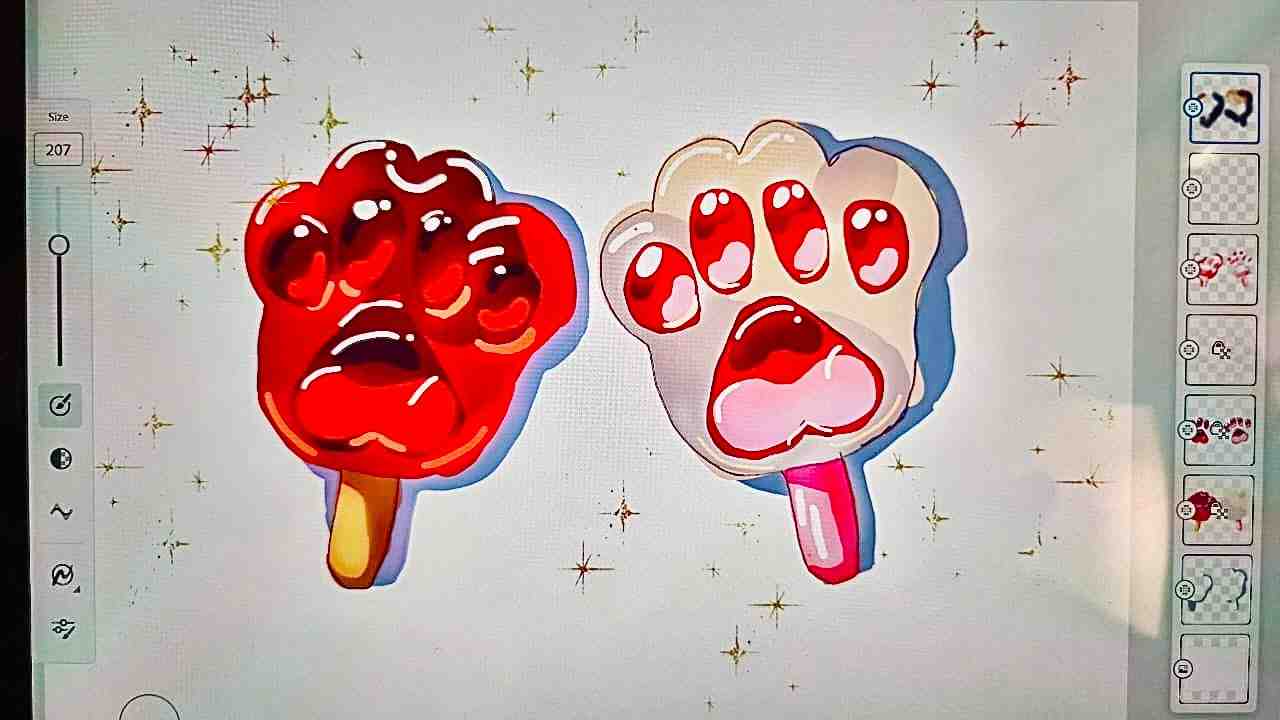 Student digital illustration artwork